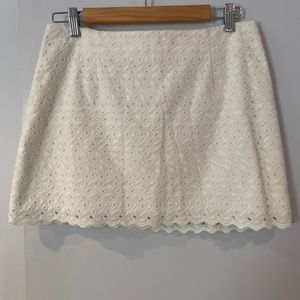 Lilly Pulitzer White  mini skirt